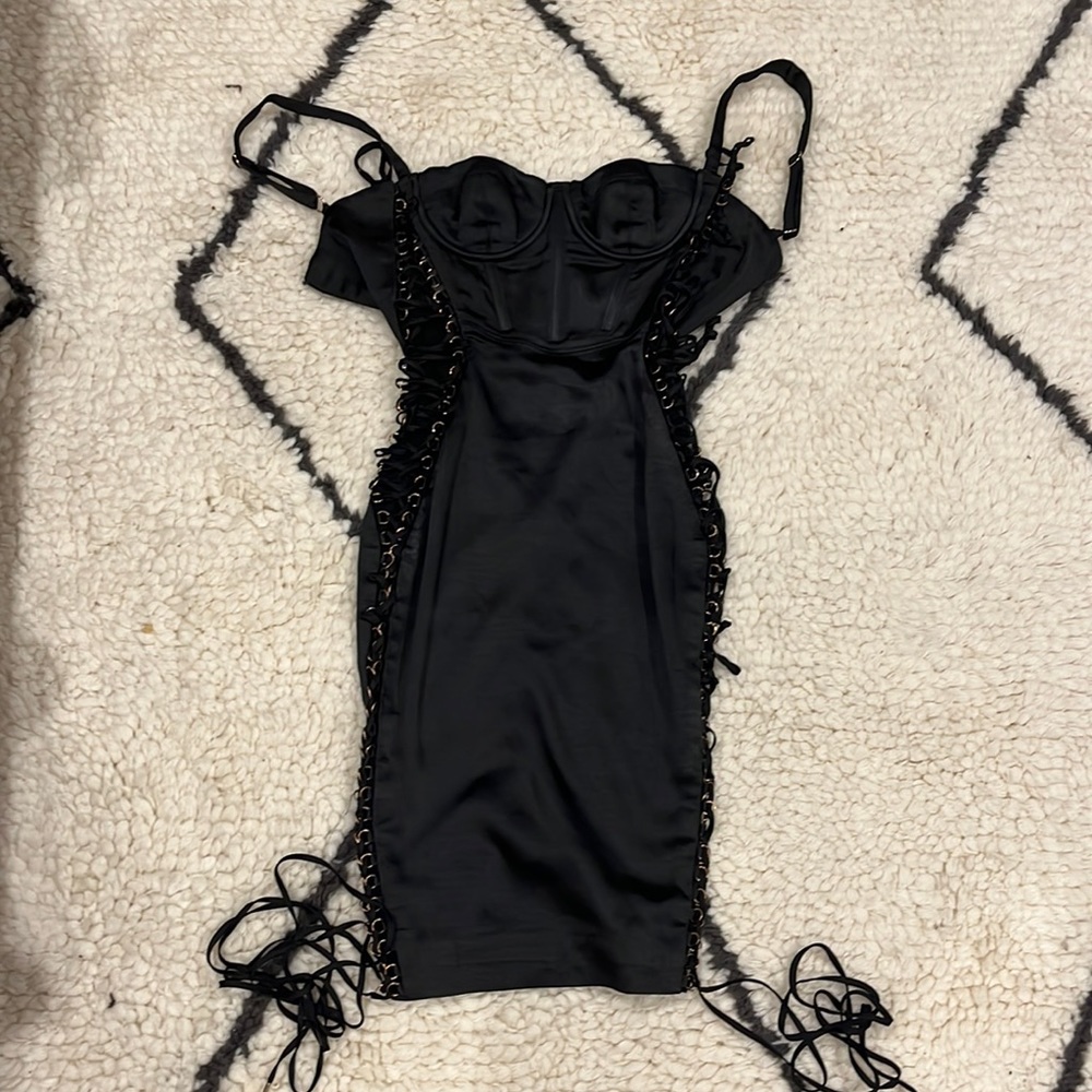 Black 90s inspired House of CB dress. Only worn once.